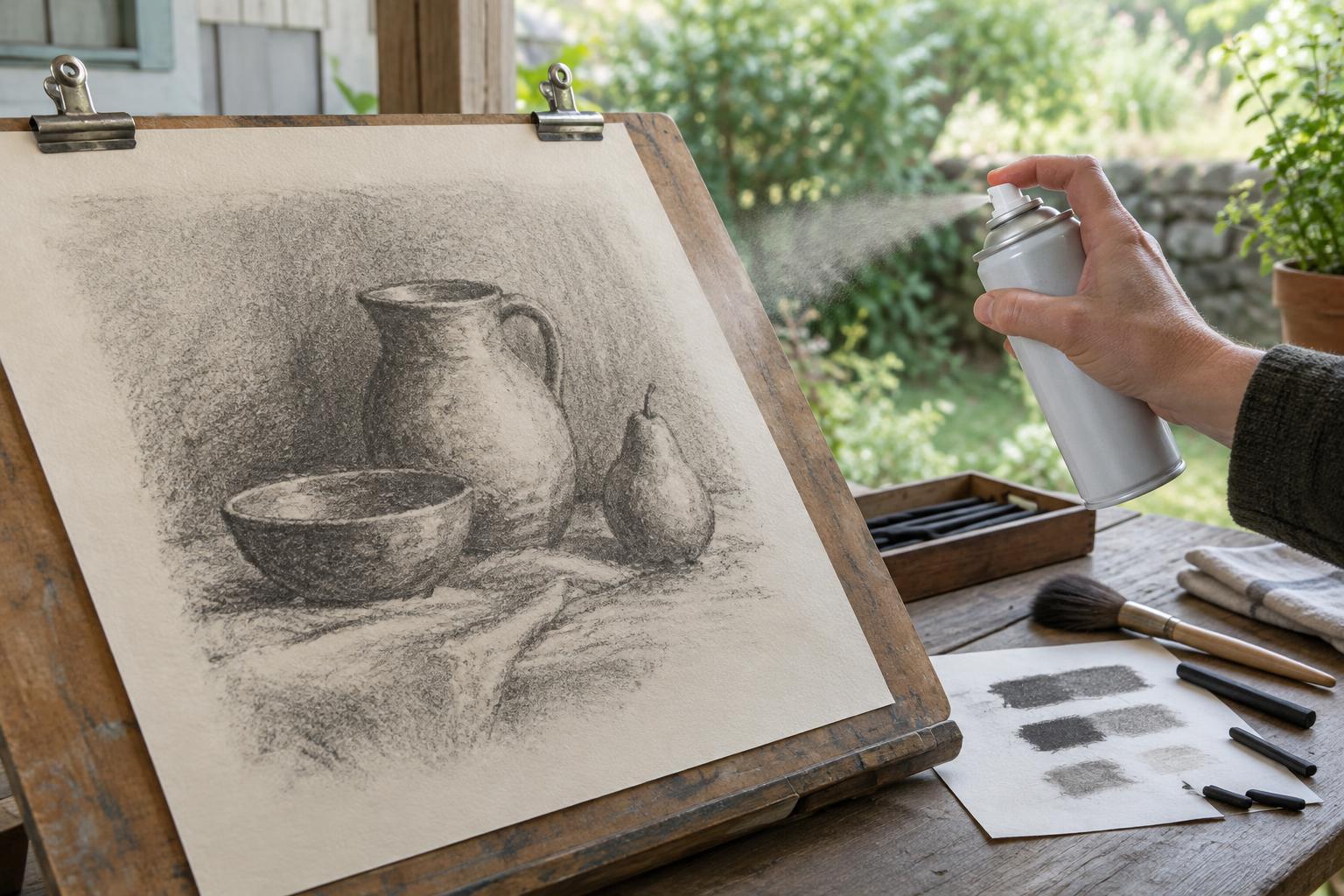 Drawing Fixatives: Workable vs Final Sprays and Common Application Mistakes
