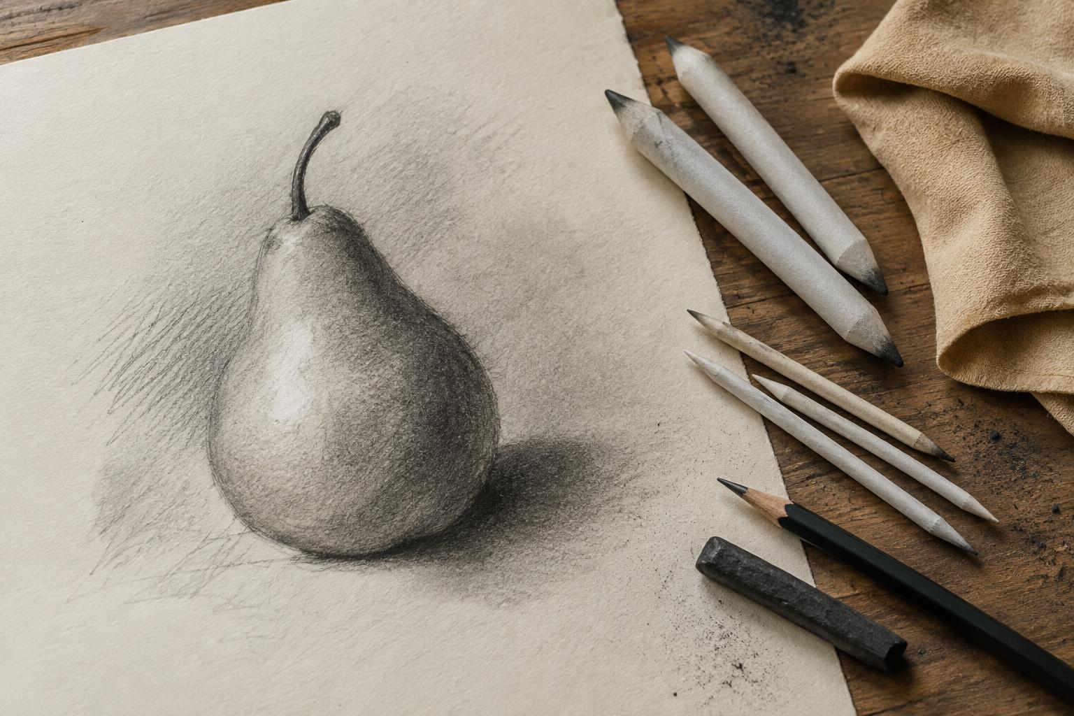 Blending Stumps, Tortillons and Chamois: Choosing Tools for Softening Dry Media